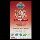 Rohes COQ10 Coenzym Q10 200 MG 60 Kapseln GARDEN OF LIFE